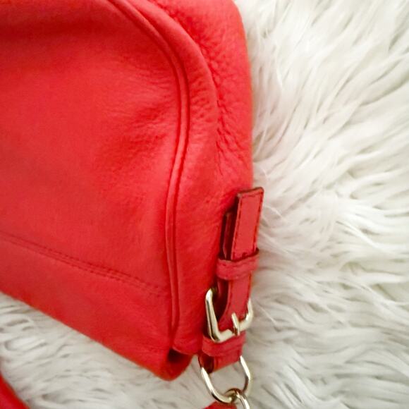 KATE SPADE | Jackson Stoplight (Red) Medium Saddle Flap Satchel Bag Crossbody - Picture 8 of 11